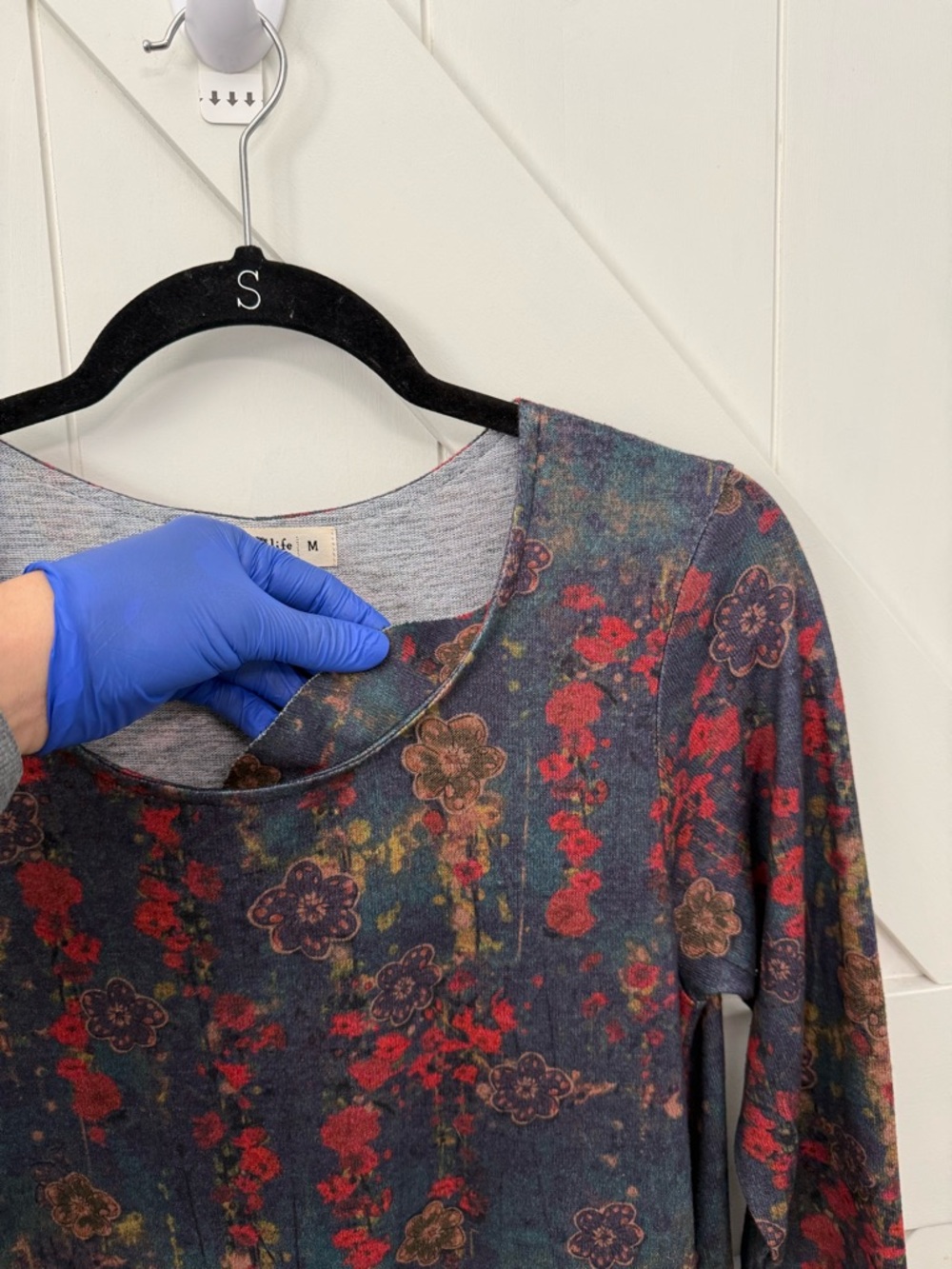 Natural Life "The Lottie" Maxi Dress in Watercolor Floral Pullover medium - Picture 8 of 14